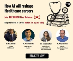 The Hindu Live Webinar: AI in Healthcare Careers