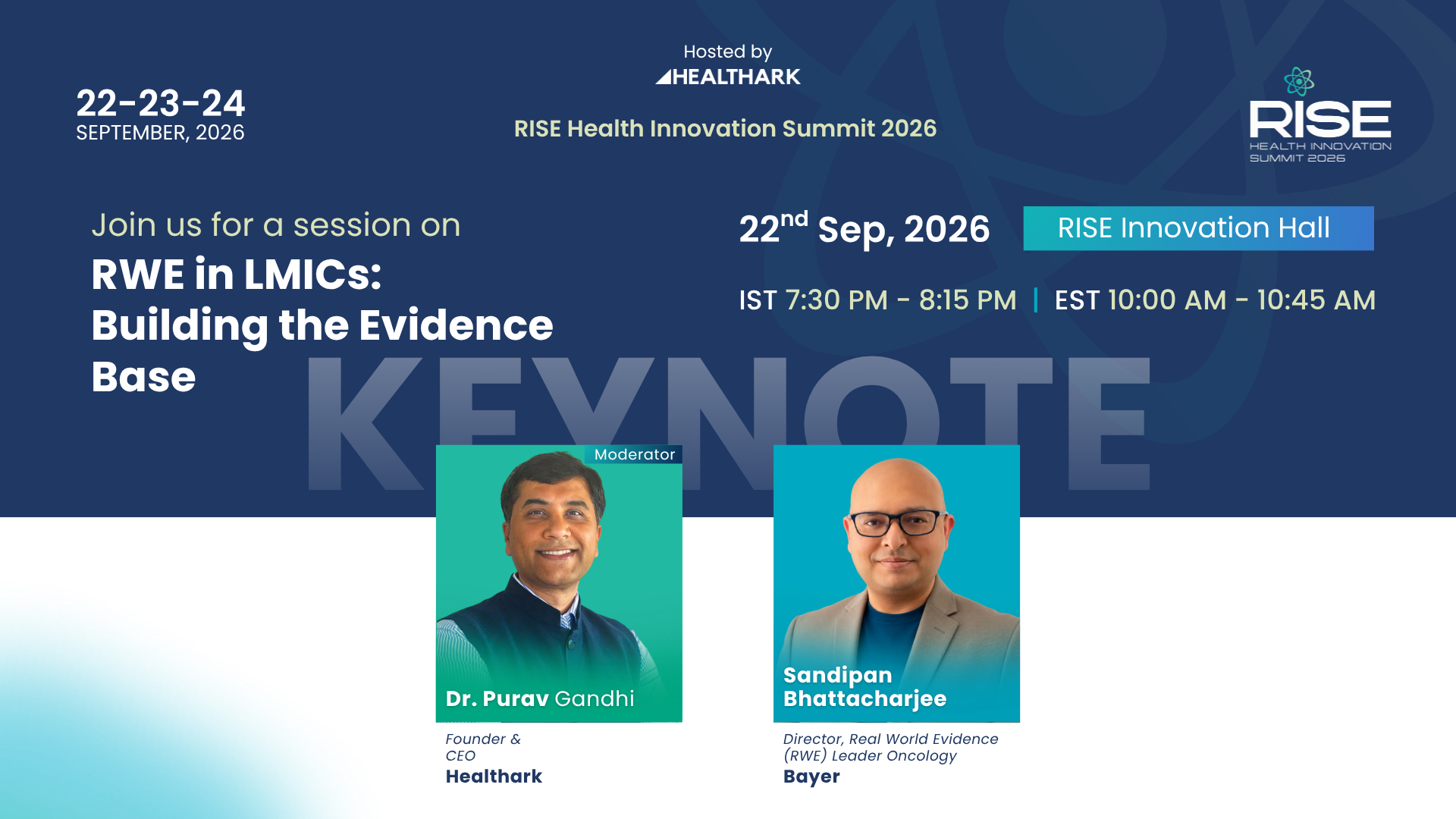Rise Health Innovation Summit 2026, Hosted by Healthark